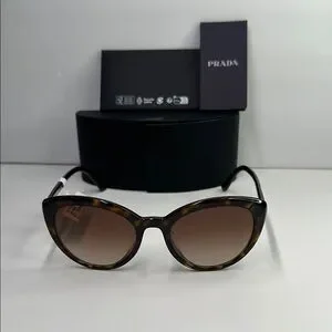 Prada Women\'s SPR02V SPR/02/V 2AU/6S1 Havana Fashion Cat Eye Sunglasses 54mm Prada Women main image 3